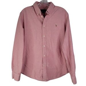 Polo Ralph Lauren Oxford Shirt Custom Fit Long Sleeve Mens XL Button Down